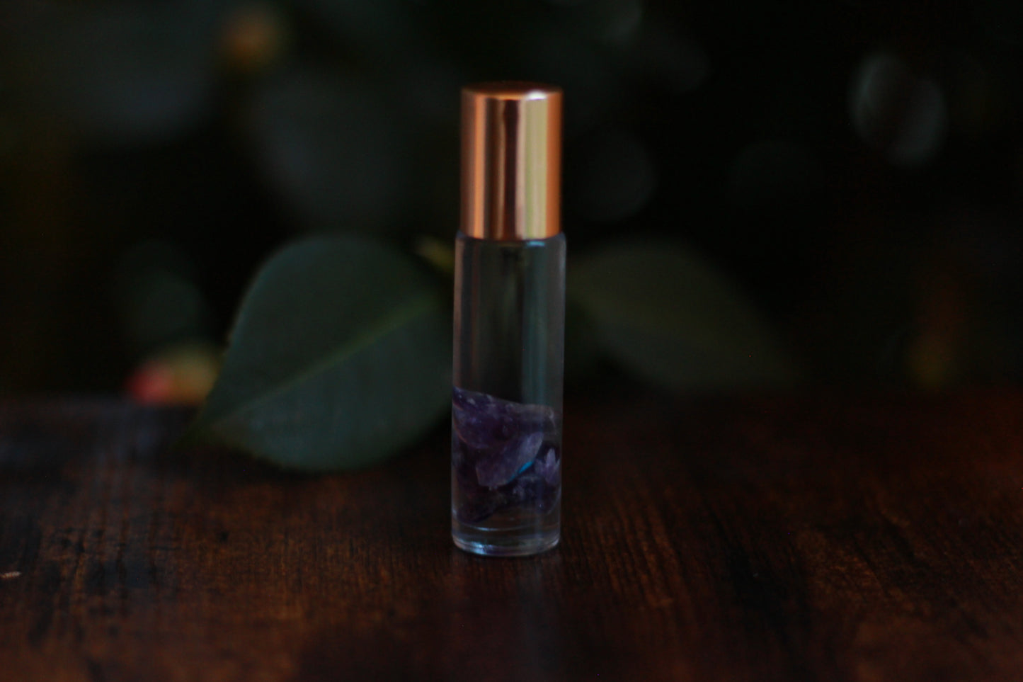 Amethyst Crystal-Infused Roll-On with Lavender Essential Oil