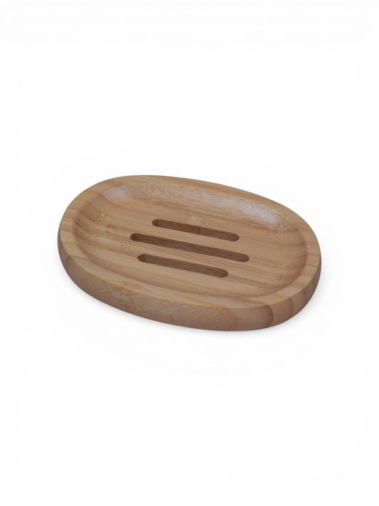 Oval Bamboo Soap Dish