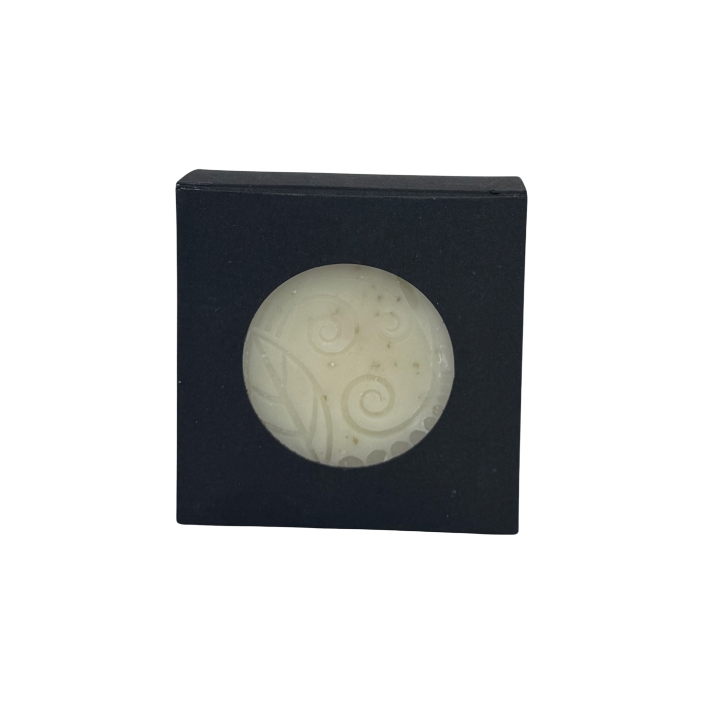 Alchemy Body Werks Pure soap bar in a matte black box on a white background.
